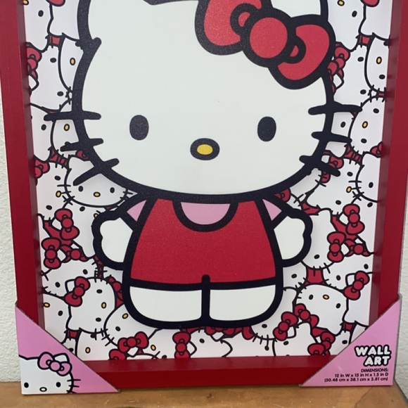 Sanrio | Wall Decor | Beautiful 3d 2x15 Hello Kitty Wall Art | Poshmark